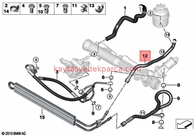 32416796458-6796458-BMW-DİREKSİYON POMPASI X6 E71