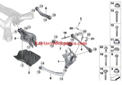33306876803-6876803-BMW-ARKA SALINCAK TOZ  PLASTİĞİ ALT SOL