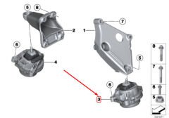 BMW-22116850481-MOTOR KULAĞI F25/L