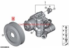 32428514565-8514565-BMW-DİREKSİYON POMPA KASNAĞI E87/E90