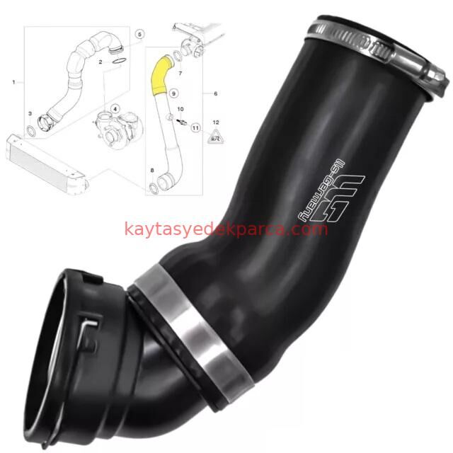 11617799401-7799401-İBŞ-HORTUM İNTERCOOL EMME MAİFOLT GİDEN M57N