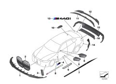 BMW-51775A38992-ÇAMURLUK DODİK BAKALİTİ ARKA SAĞ
