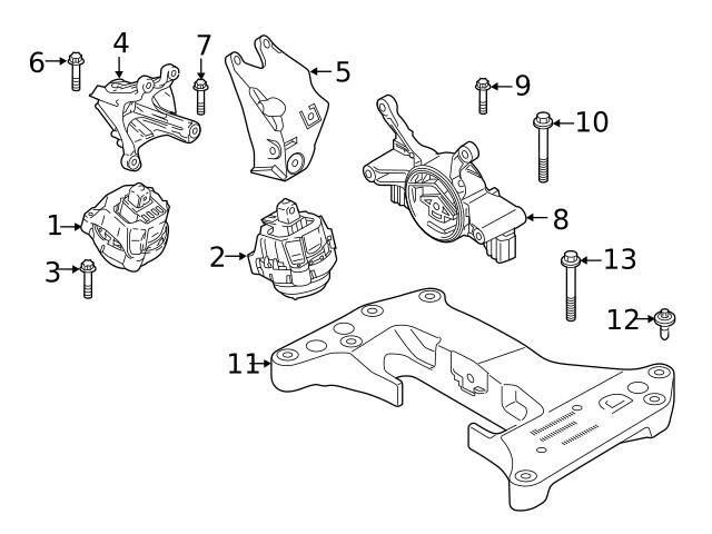 BMW-22116878247-MOTOR KULAĞI
