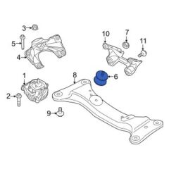 BMW-22117582319-MOTOR KULAĞI G20 SOL
